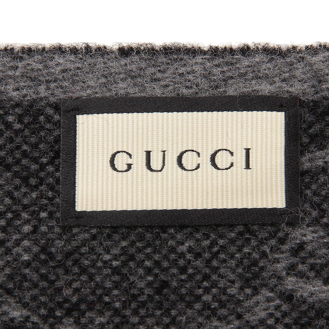 グッチ GUCCI スカーフ バンダナ ストール グレー メンズ レディース