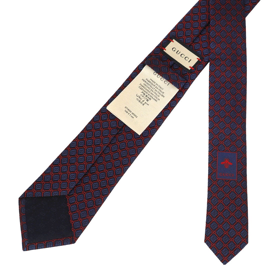 グッチ GUCCI GUCCI グッチ ネクタイ 571800 4E002 4174 （ネイビー