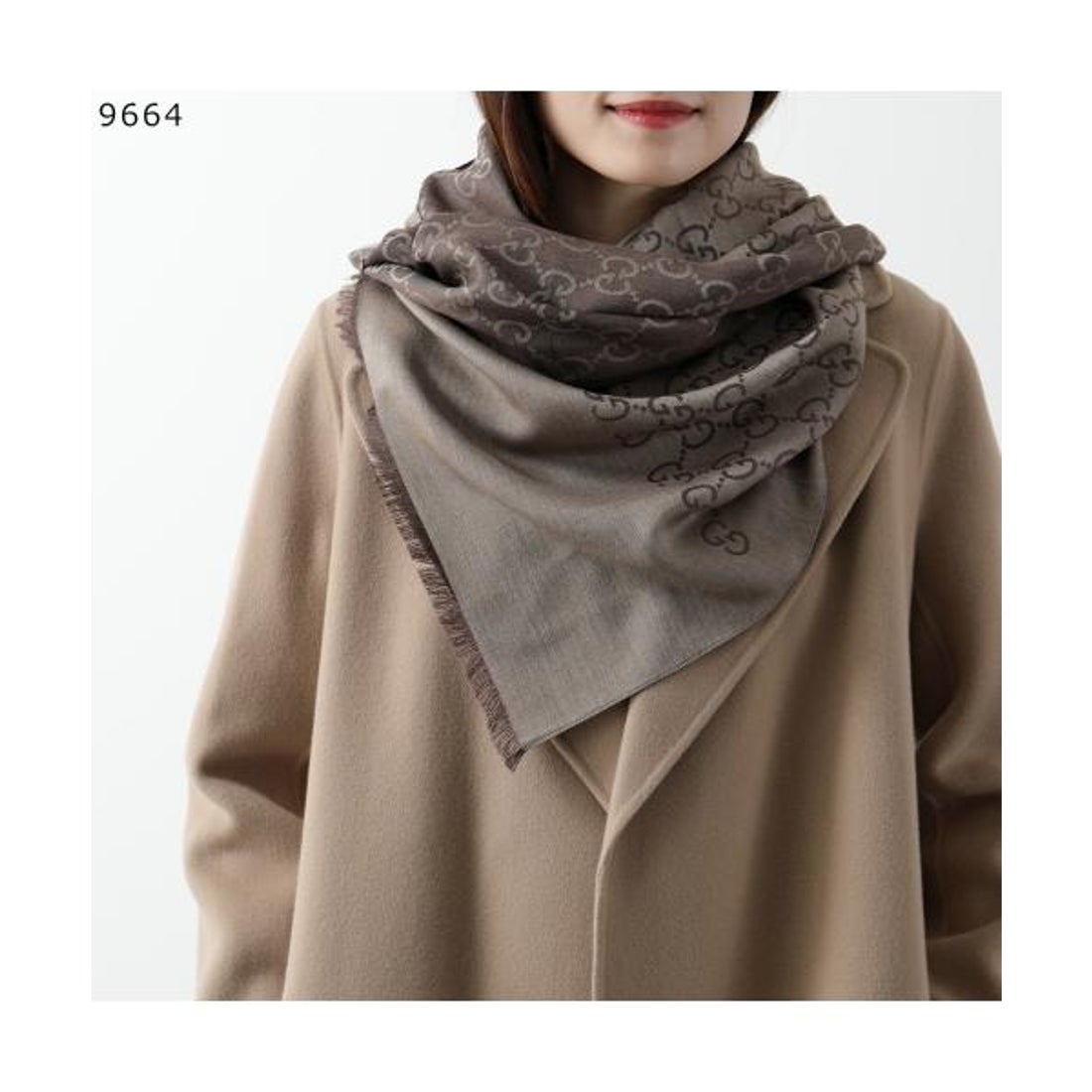 グッチ GUCCI GUCCI ストール 165904 3G646 GGロゴ ジャガード （9664
