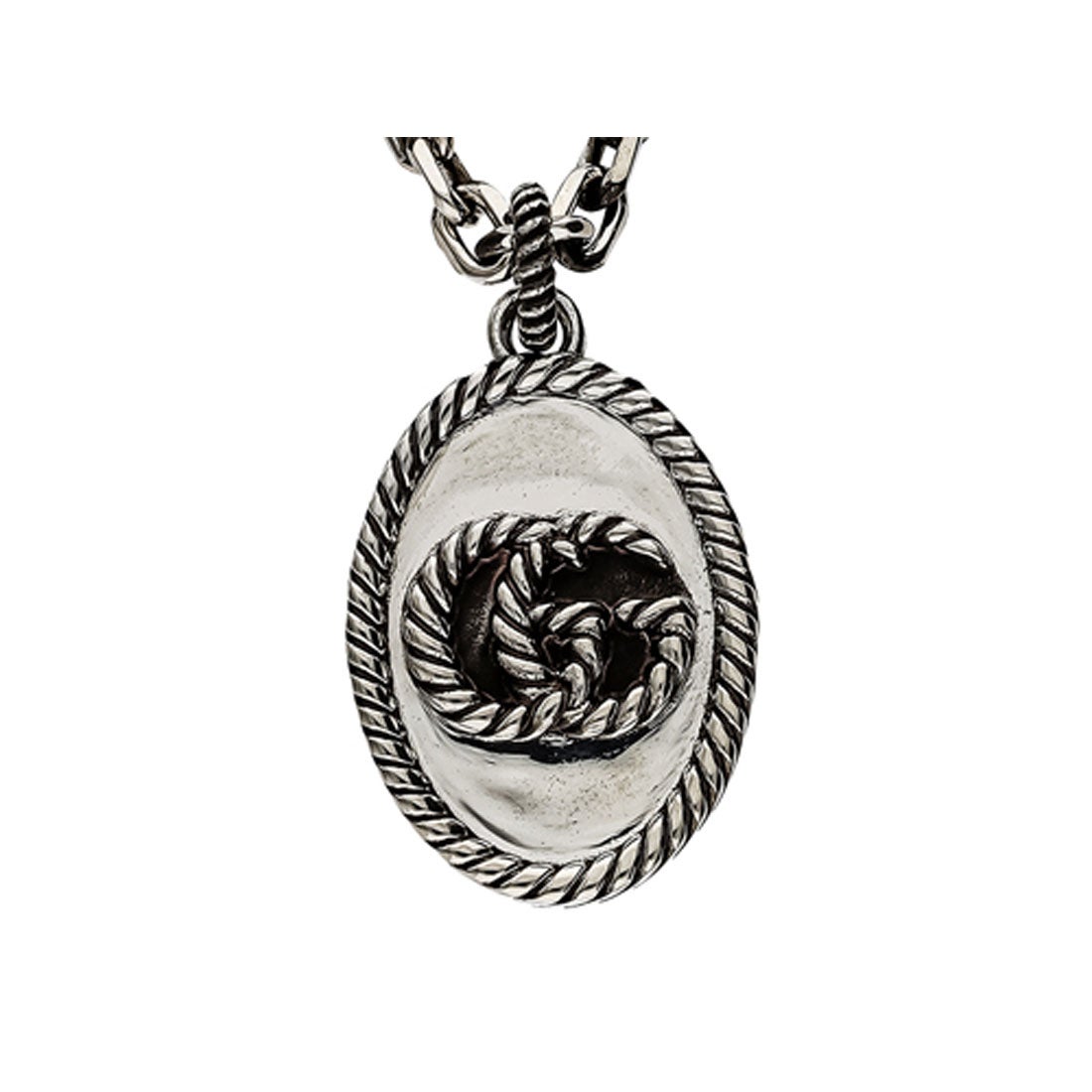 グッチ GUCCI 632540-J8400 ネックレス メンズ （シルバー） -靴