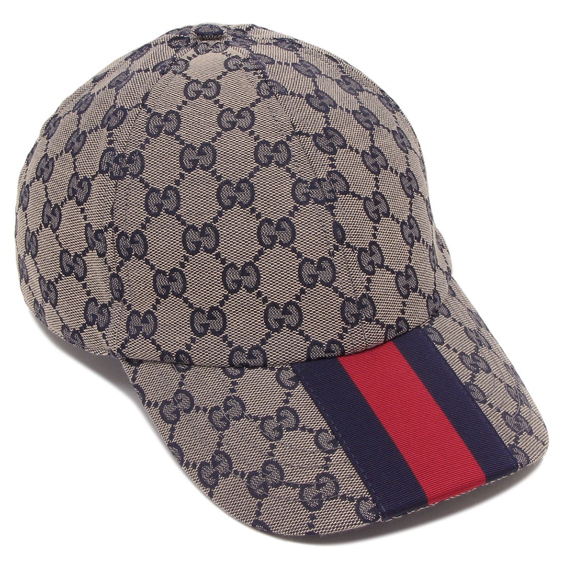 グッチ GUCCI 帽子 オリジナルGG ベースボールキャップ グレー メンズ