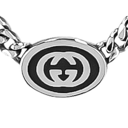 グッチ GUCCI 678658-J8410 ネックレス インターロッキングG メンズ