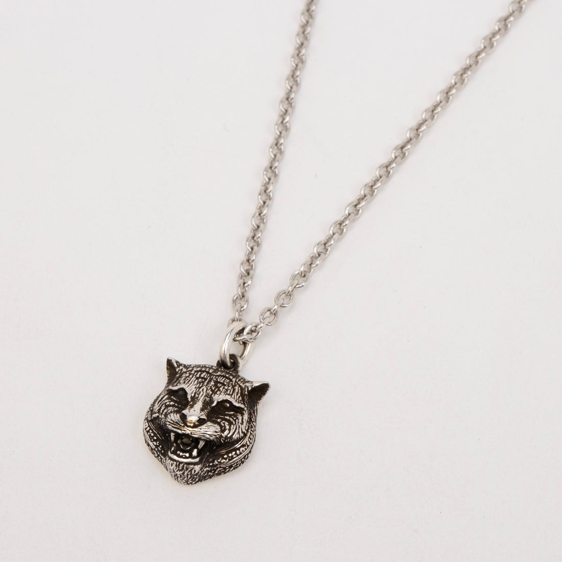 グッチ GUCCI ネックレス 433608-J8400 キャットヘッド ペンダント