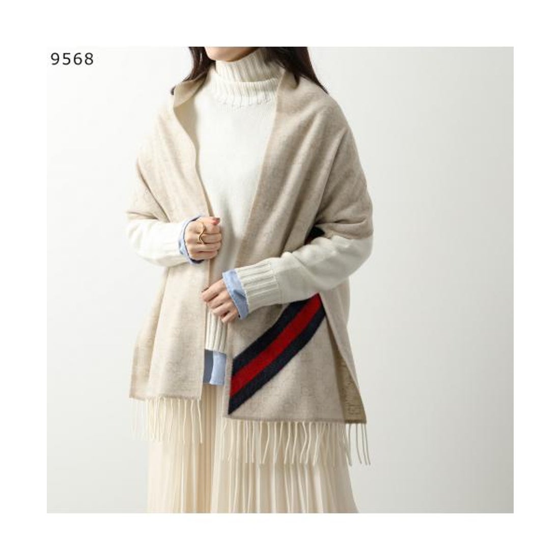 グッチ GUCCI GUCCI マフラー 570603 3G200 GGロゴ ウール （9568