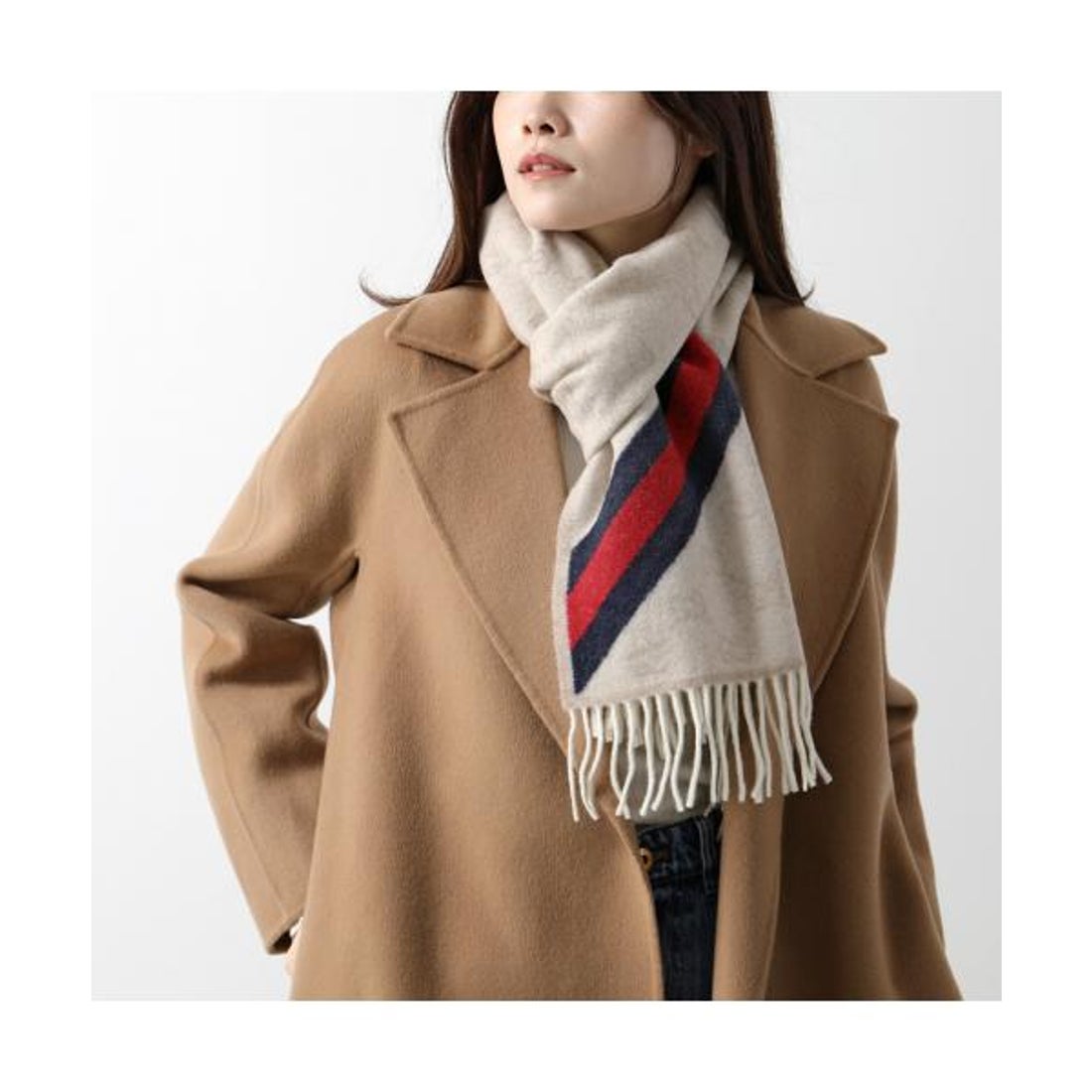 グッチ GUCCI GUCCI マフラー 570603 3G200 GGロゴ ウール （9568