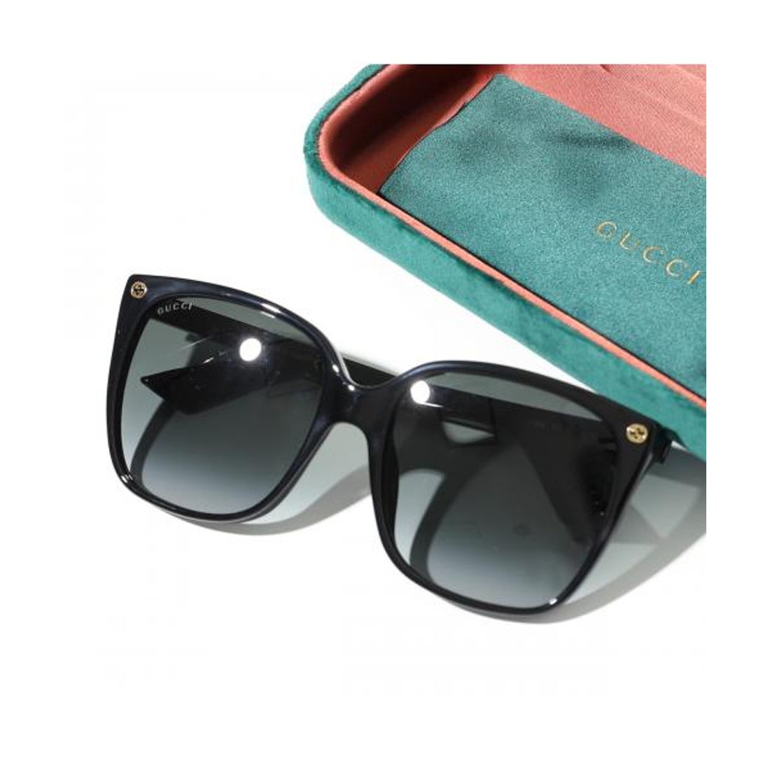 グッチ GUCCI GUCCI サングラス GG0022S スクエア型 GGロゴ （001