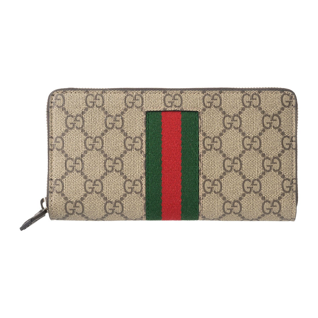 グッチ GUCCI 長財布(ラウンドファスナー) GGスプリーム ジップ