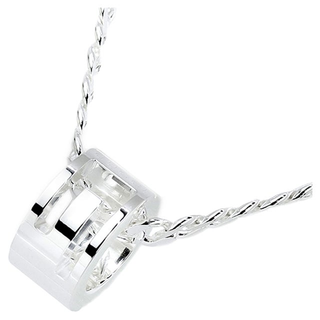 グッチ GUCCI カットアウトGリング ネックレス （シルバー