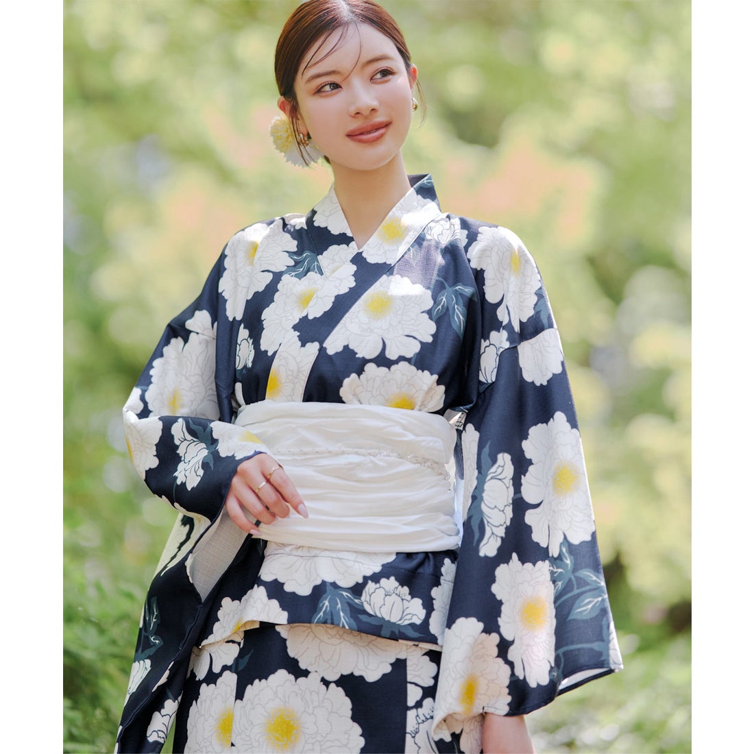 神戸レタス 二部式浴衣 Mキャミワンピースタイプ Kモダン柄 神戸レタス 二