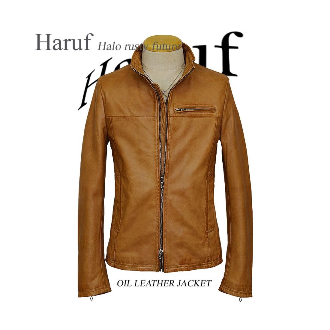 Old Gap レザージャケット キャメル シングル ライダース Old Gap