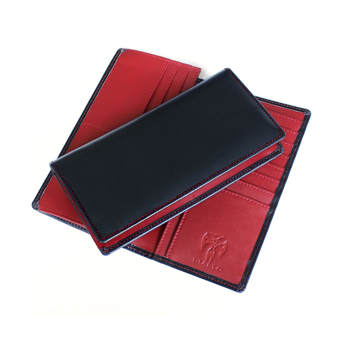 ディアブロ DIABLO 長財布 メンズ 革 レザー 薄い 薄マチ フラップ 大