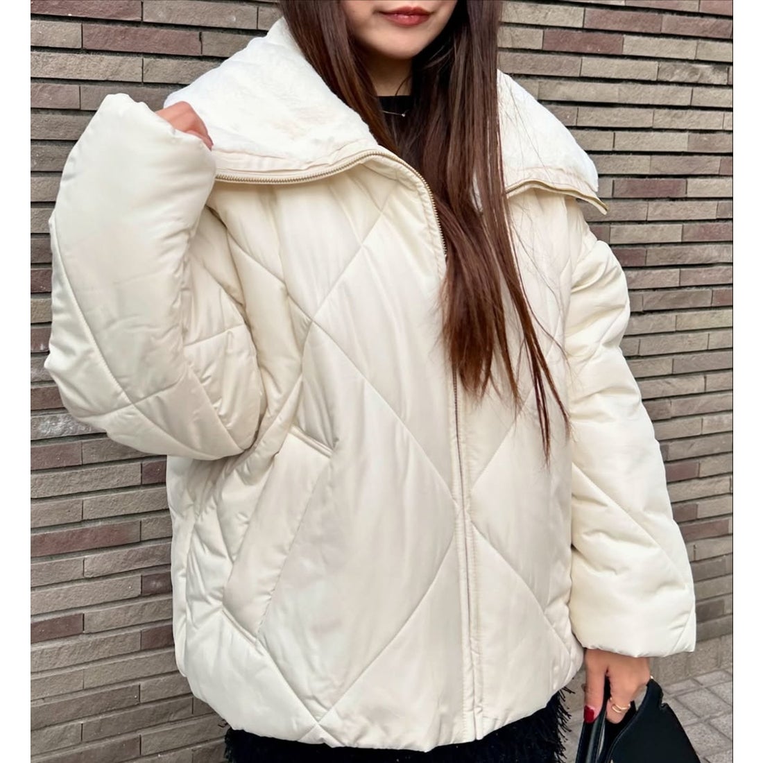 ヒューマンセカンドオケージョン Human 2nd Occasion ファー衿中綿