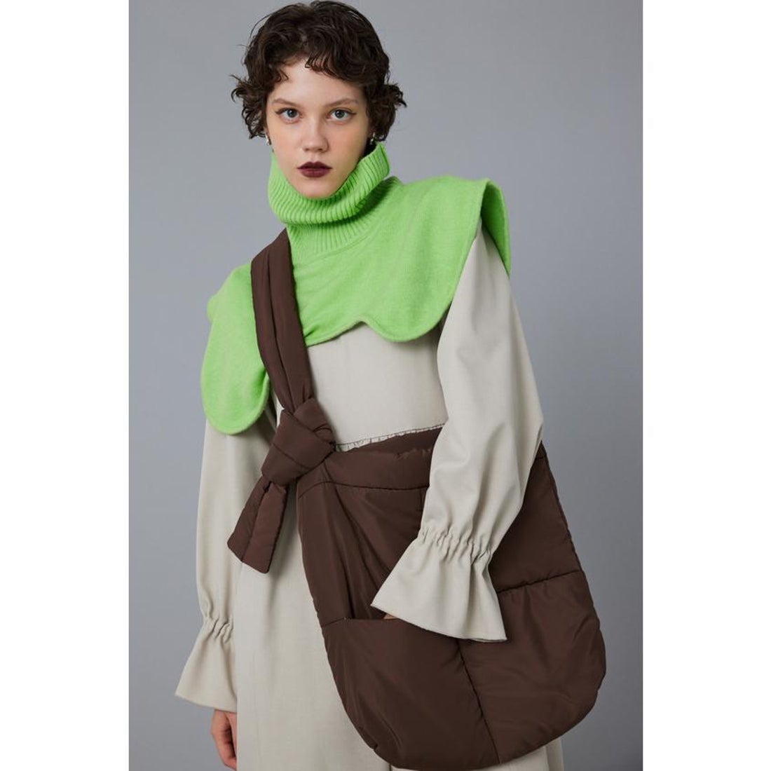 ヘリンドットサイ HeRIN.CYE Quilted bag （BRN） - ファッション通販