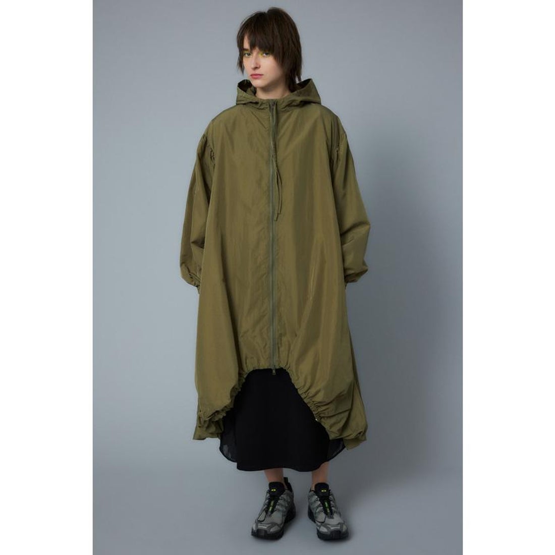 ヘリンドットサイ HeRIN.CYE Light balloon blouson （BLK