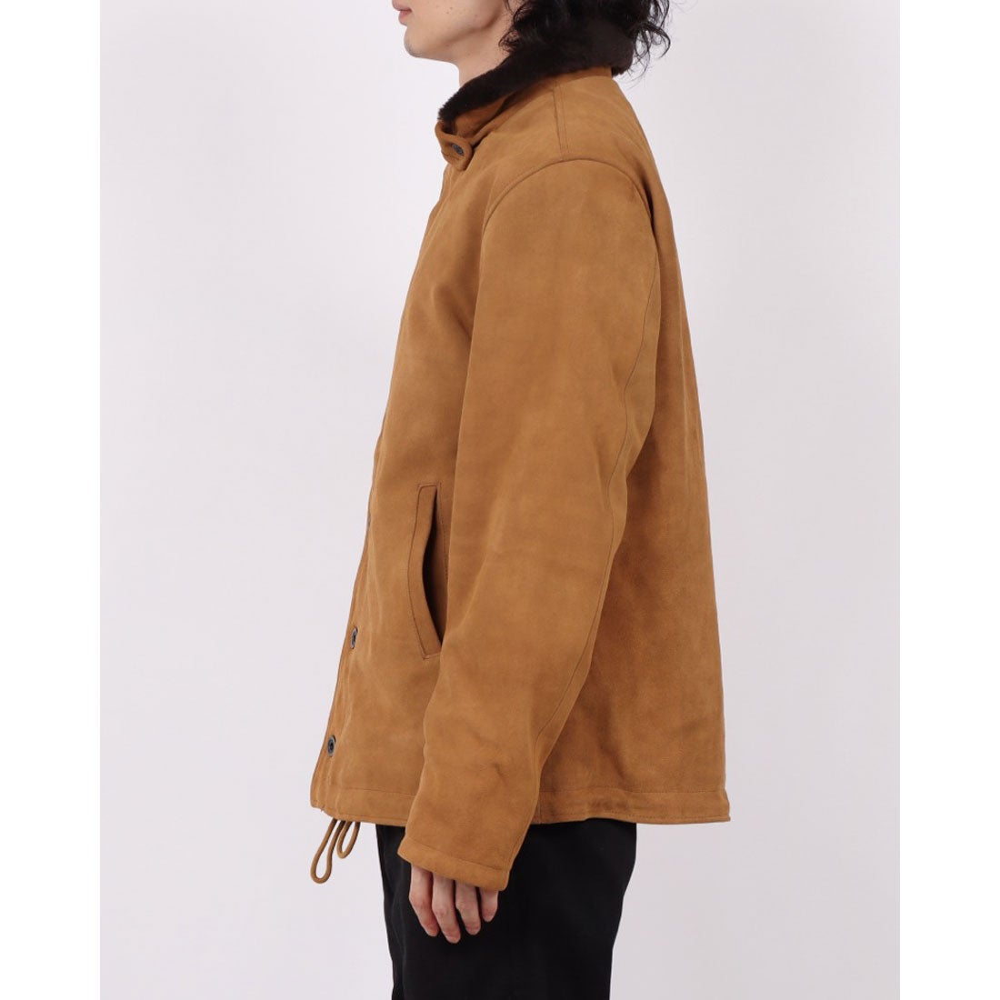 ヒューストン HOUSTON COW SUEDE（カウスエード）N-1デッキジャケット
