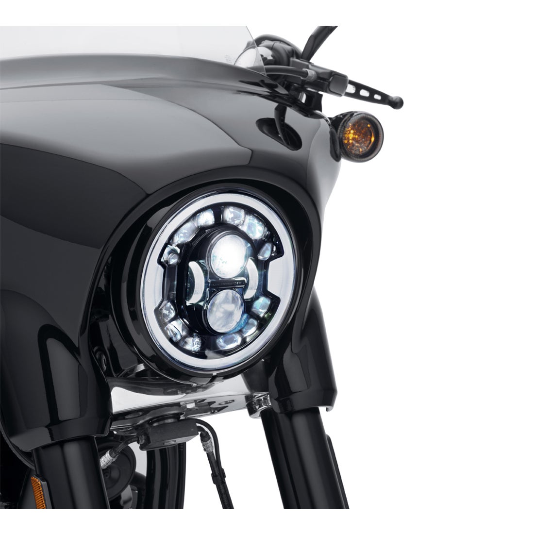 ハーレー純正 7インチ デーメーカー アダプティブLEDヘッドライト 黒