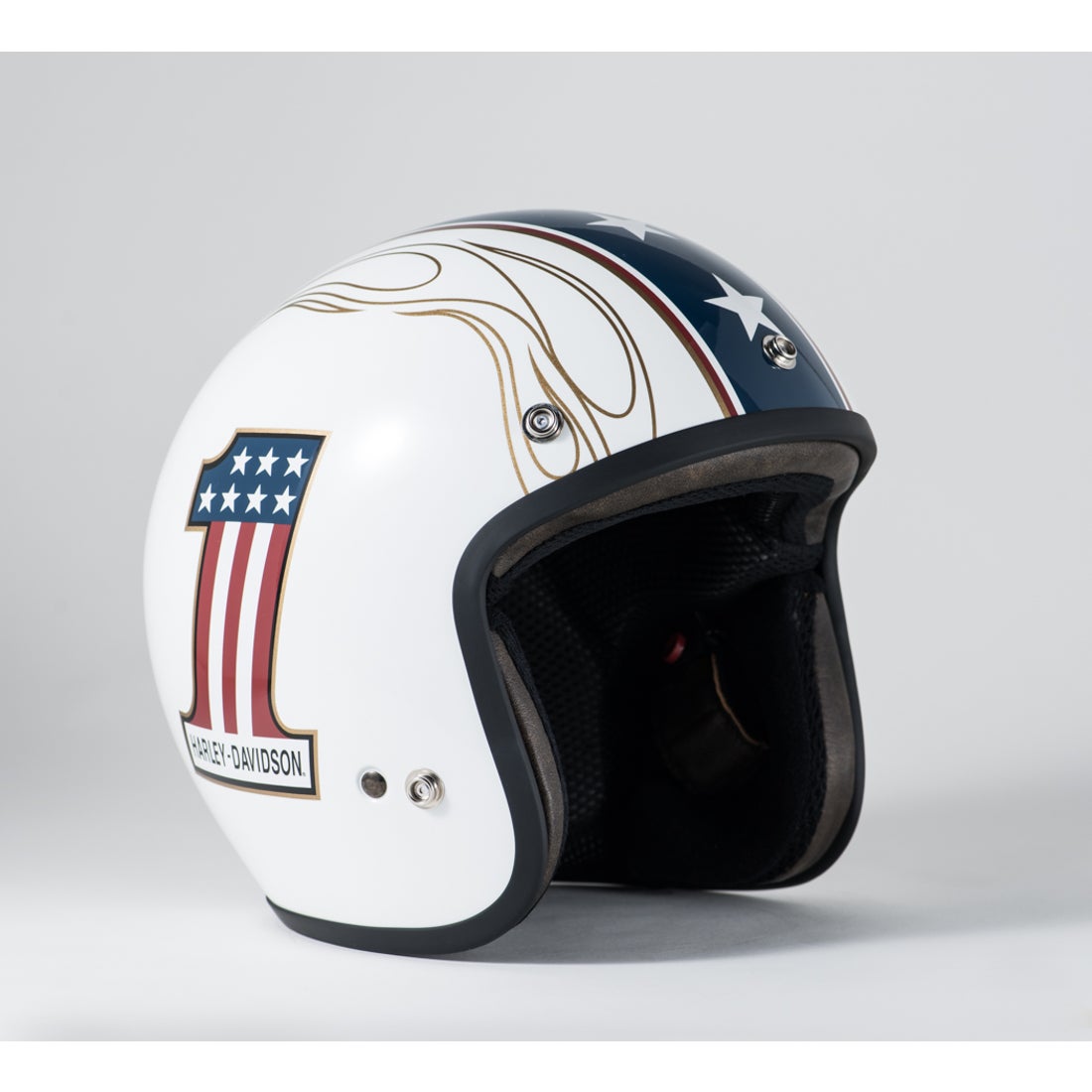 No. 1ロゴ3/4ヘルメット -ハーレーダビッドソン公式オンラインショップ