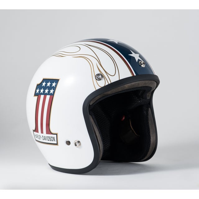 No. 1ロゴ3/4ヘルメット -ハーレーダビッドソン公式オンラインショップ