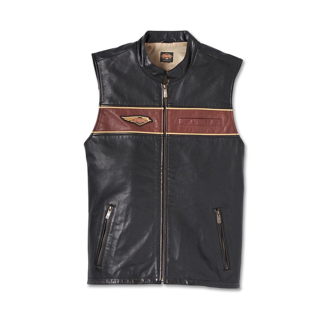 120周年記念レザーベスト -ハーレーダビッドソン公式オンラインショップ