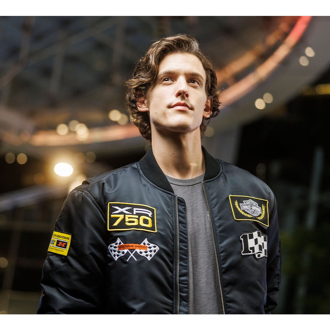 At the Crankボンバージャケット -ハーレーダビッドソン公式オンライン