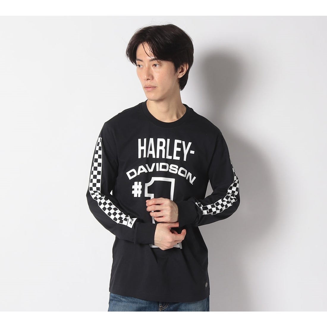 1レーシングロングスリーブTシャツ -ハーレーダビッドソン公式