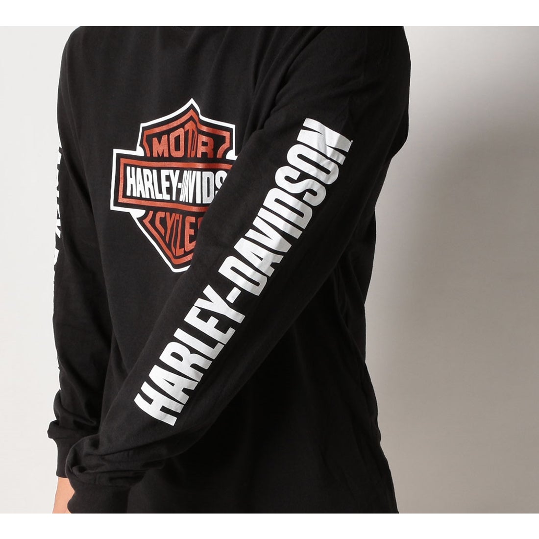 バー＆シールドロングスリーブTシャツ -ハーレーダビッドソン公式