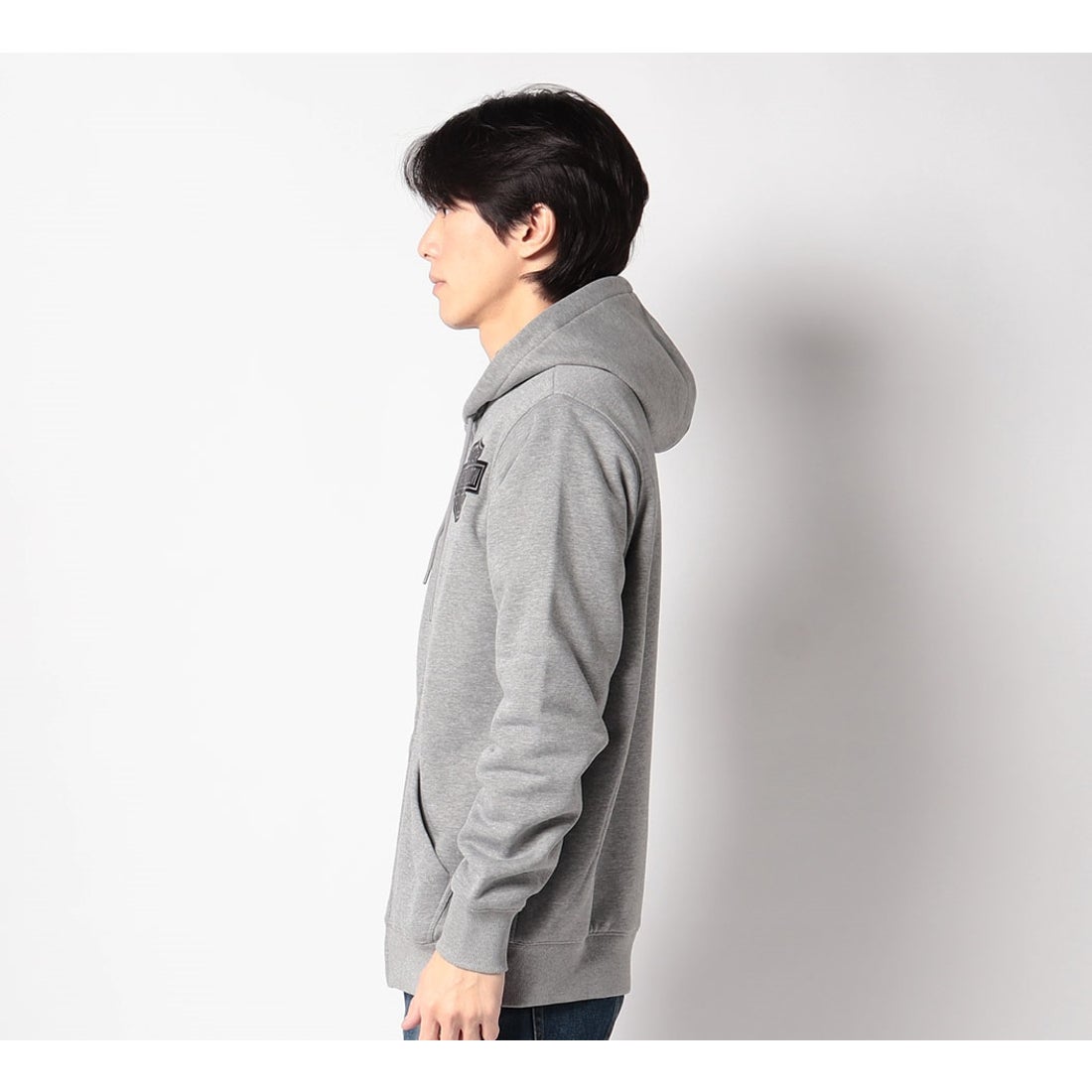 バー＆シールド裏起毛ジップアップフーディー -ハーレーダビッドソン