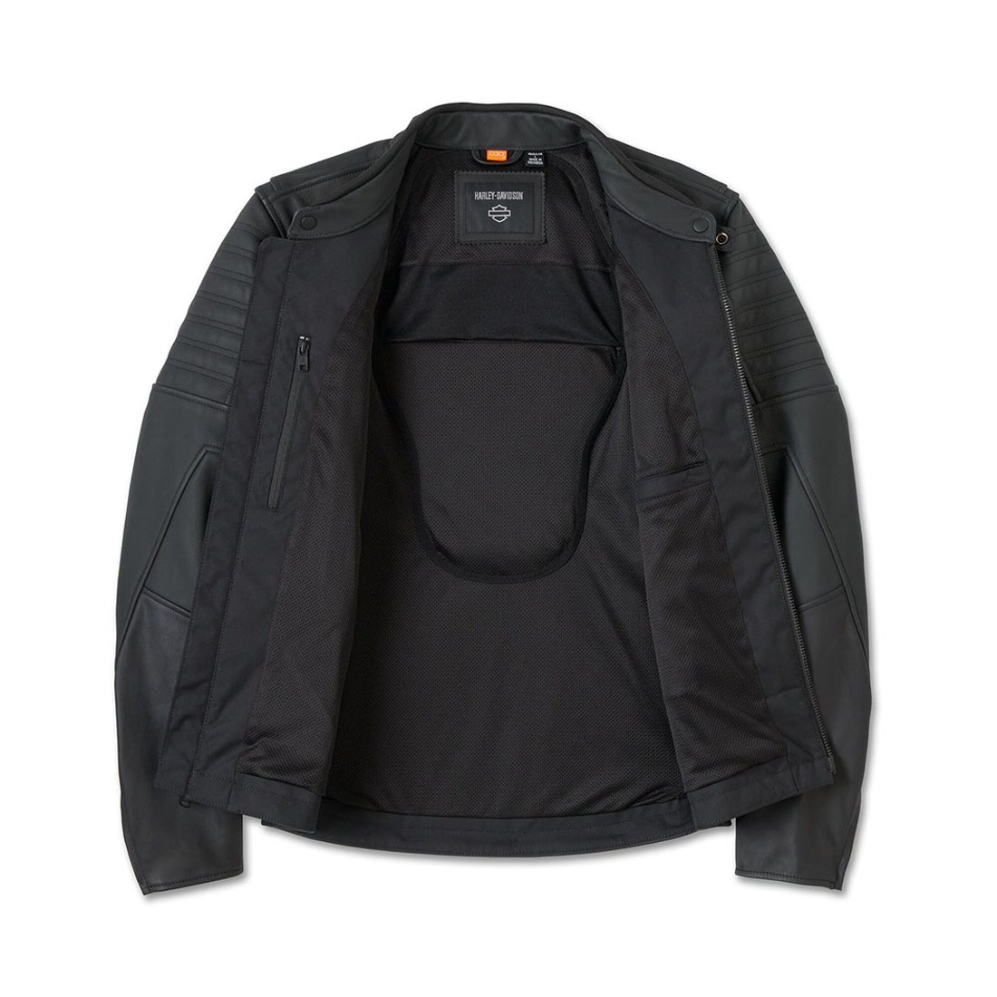 Willie G(TM)スカルグラフィック・レザー・ライディング・ジャケット