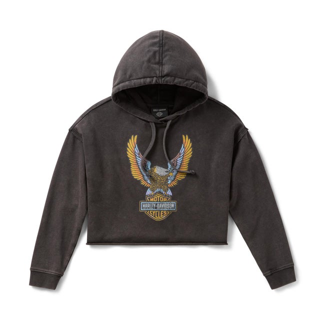 ベロアジップパーカー （ハーレーブラック） -ハーレーダビッドソン