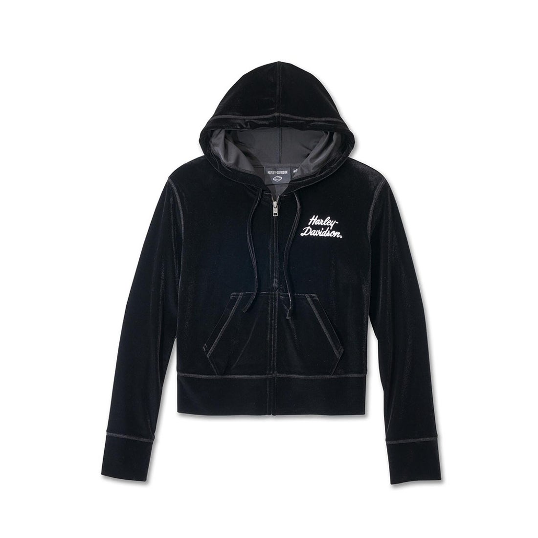 ロケットクイーンベロアジップアップフーディ -ハーレーダビッドソン