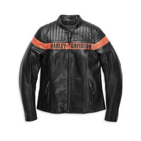 ビクトリースイープ・レザージャケット -ハーレーダビッドソン公式