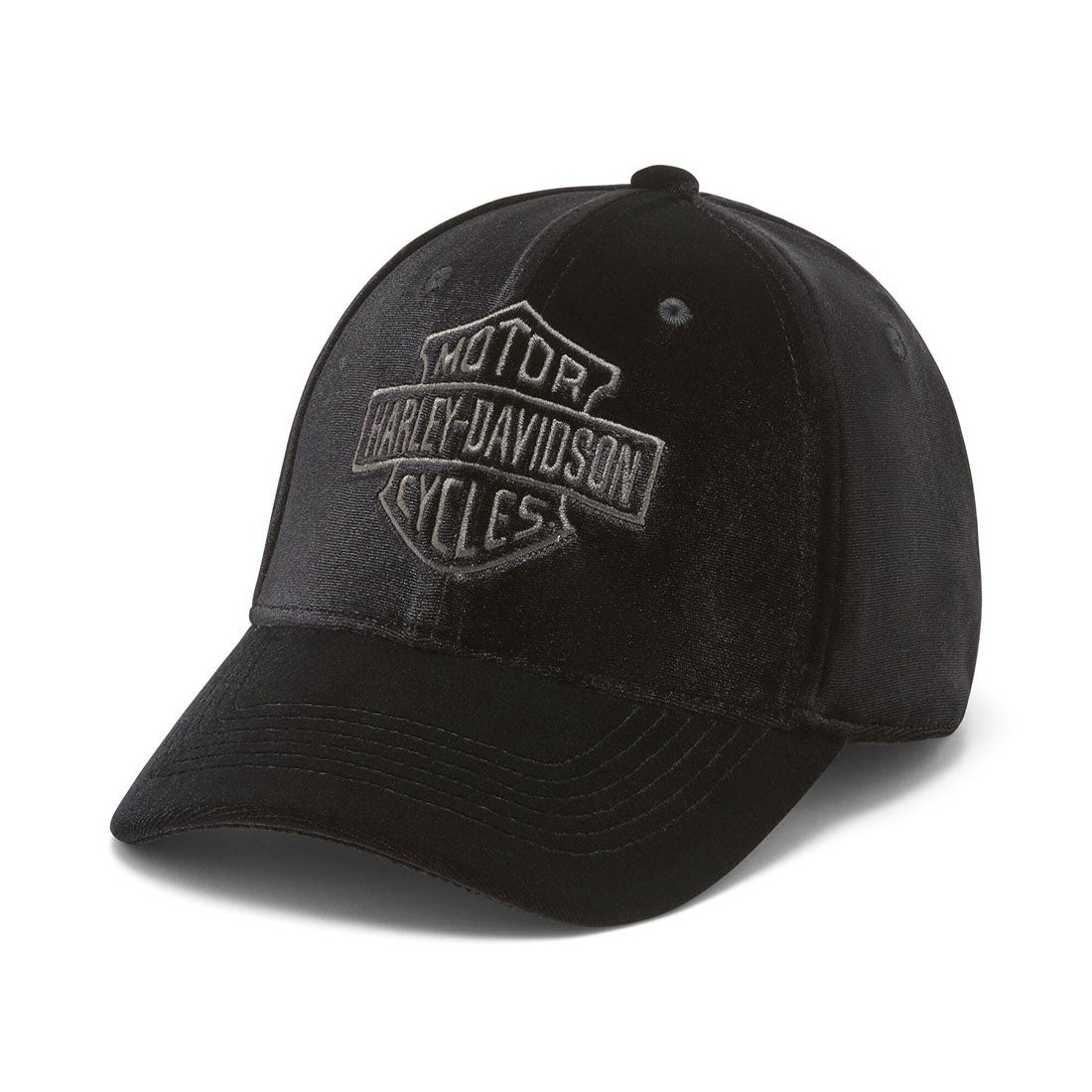ベロアボールキャップ （ハーレブラック） -ハーレーダビッドソン公式