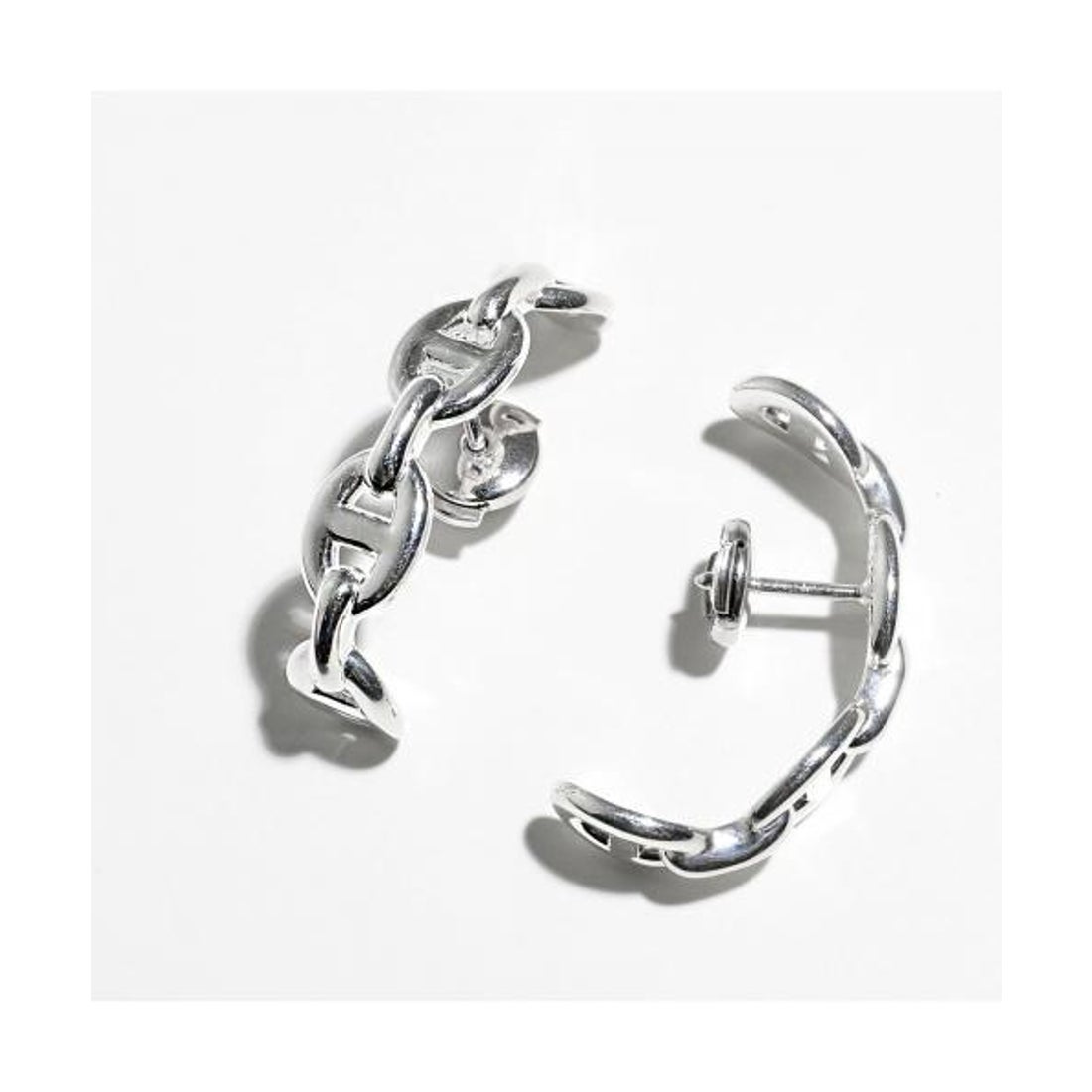 エルメス Hermes HERMES ピアス アンシェネ Enchainee Earrings Chaine
