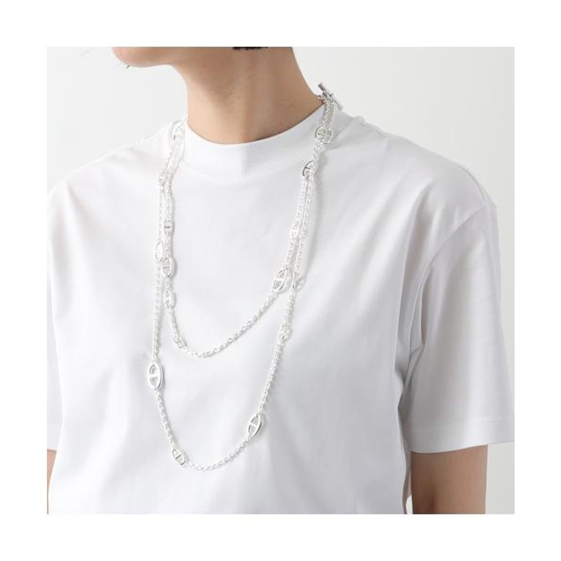 エルメス Hermes HERMES ロングネックレス ファランドール