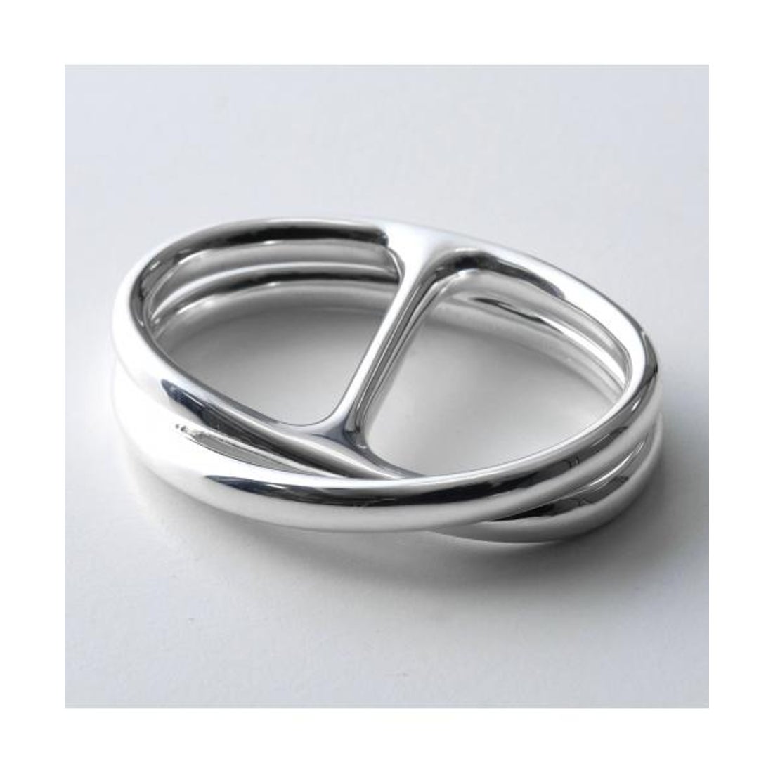 エルメス Hermes HERMES シェーヌ ダンクル パンク ダブル リング