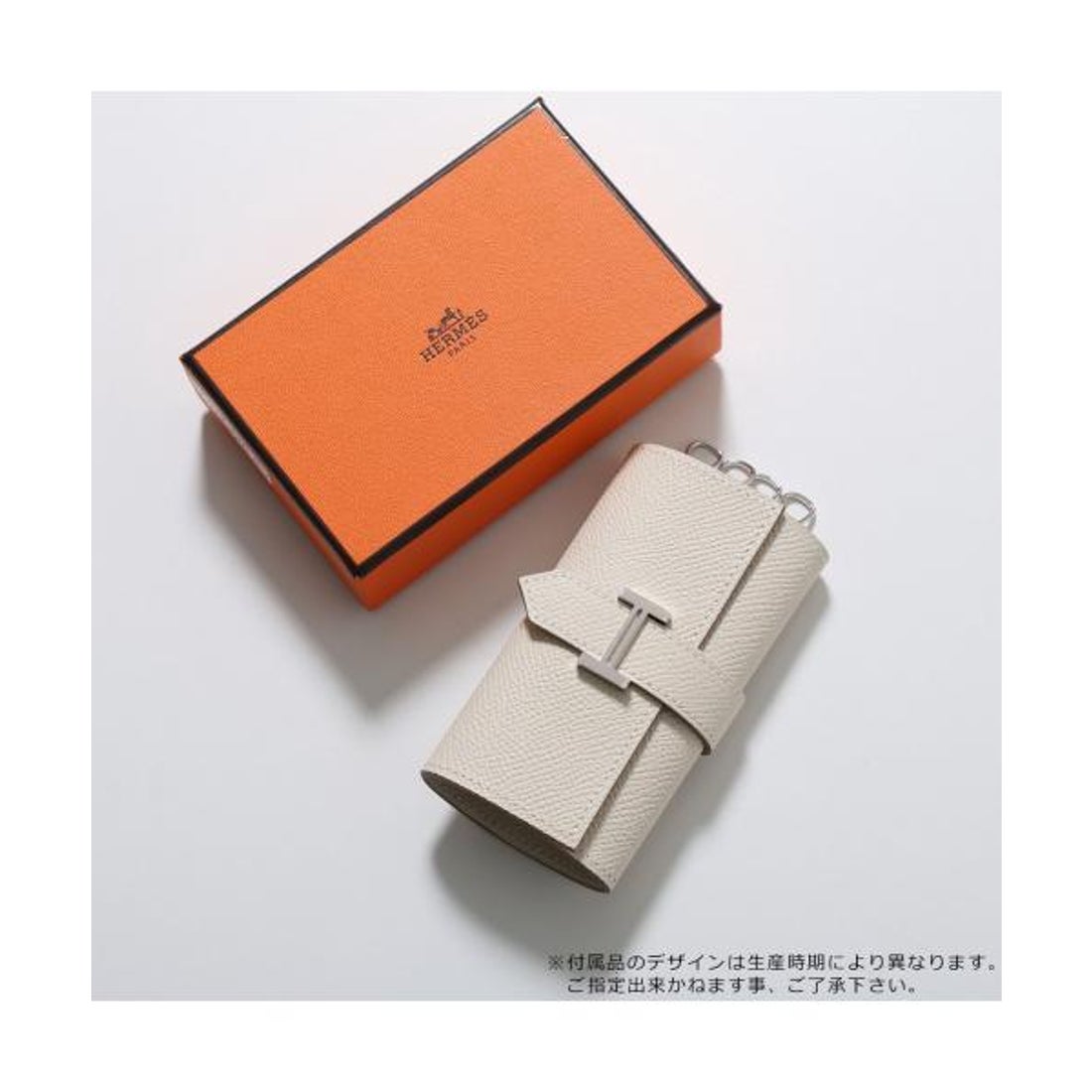 エルメス Hermes HERMES キーケース 4連 BEARN H047744CK （CRAIE/クレ