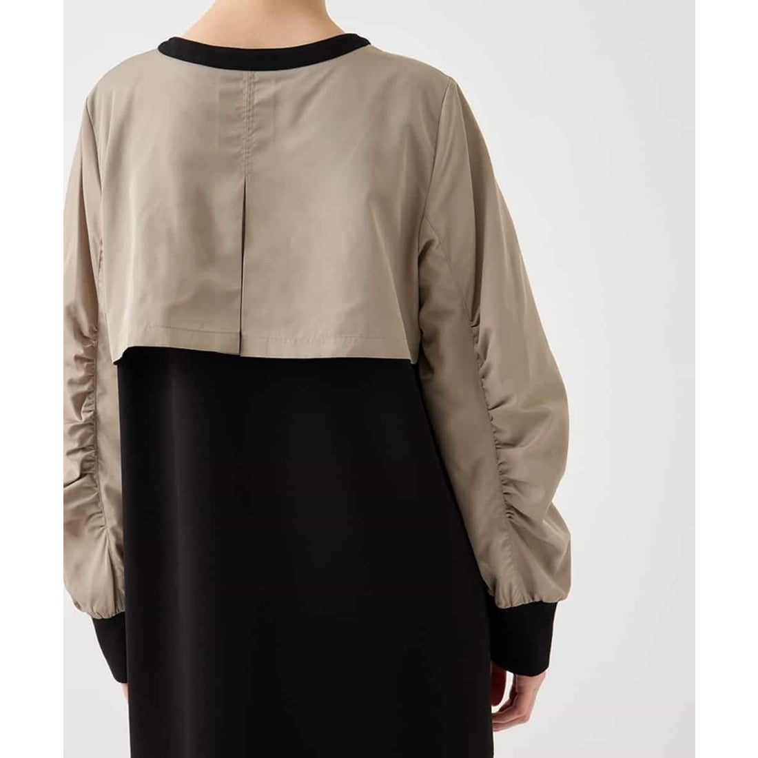 ヒロコ ビス HIROKO BIS タフタジョイントデザインチュニック