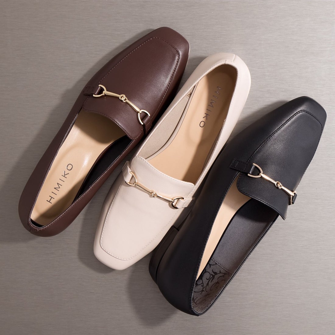 ヒミコ 卑弥呼 【WEB限定デザイン】ビットモチーフローファー/640003