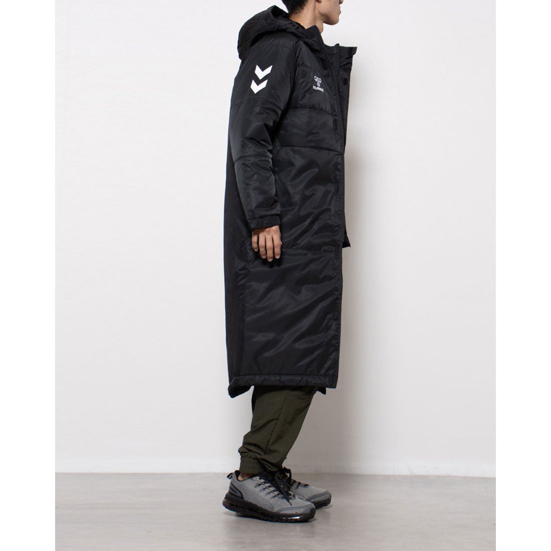ヒュンメル hummel メンズ ベンチコート パデットロングコート HAW8110