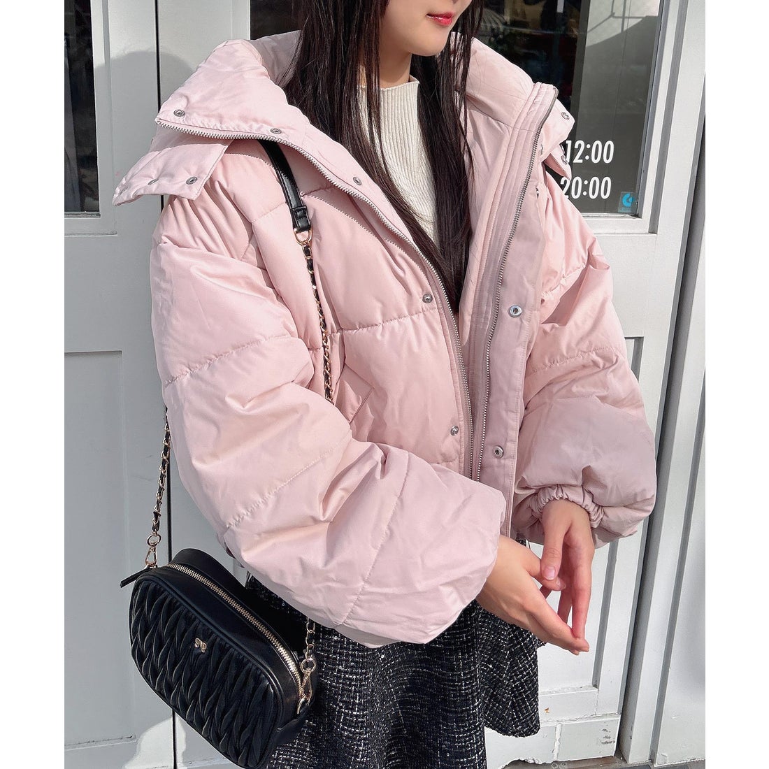 イング INGNI BIGフードエコダウン （ピンク） - ファッション通販