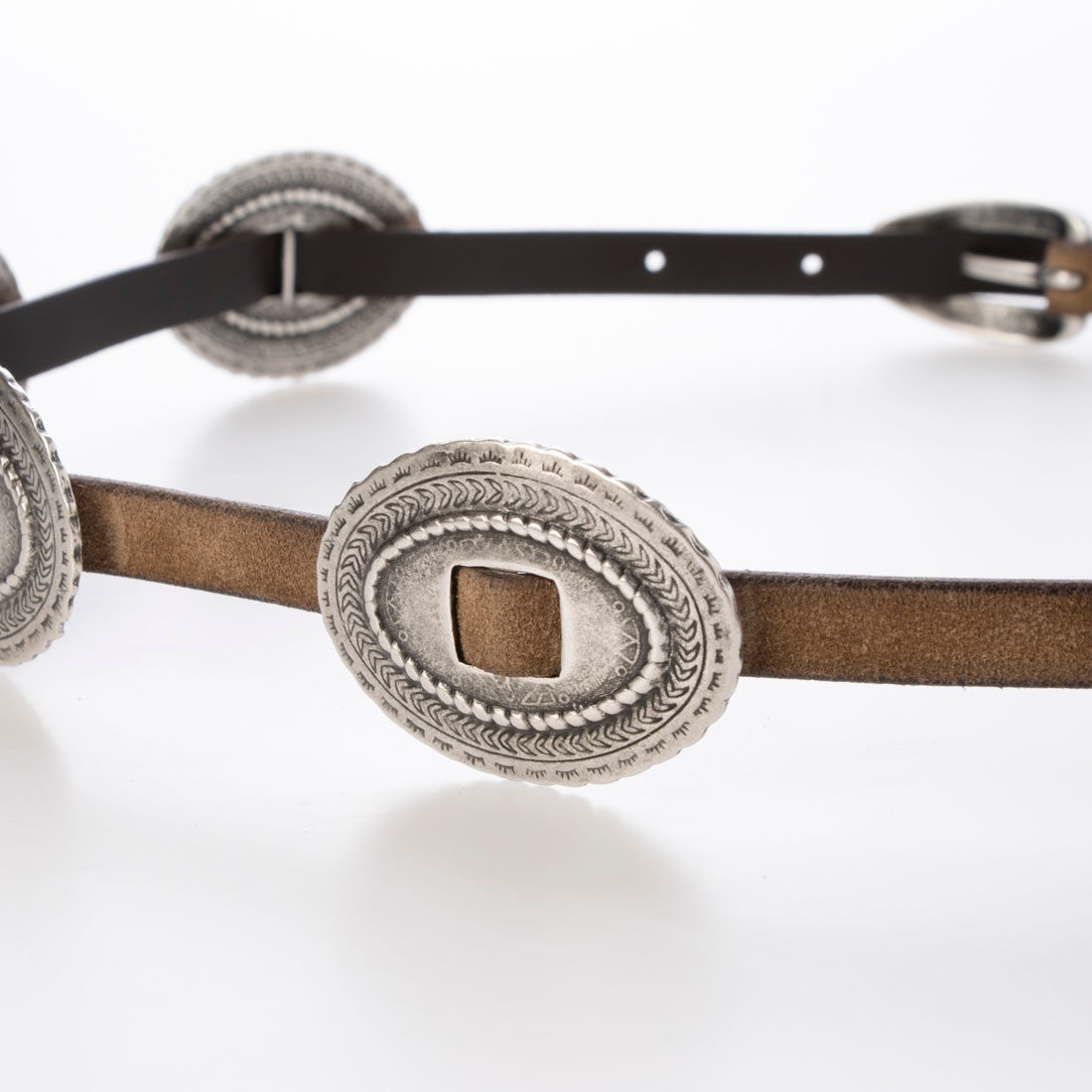 プントヴィータ Puntovita コンチョ細ベルト （Togliere Rombo） -靴