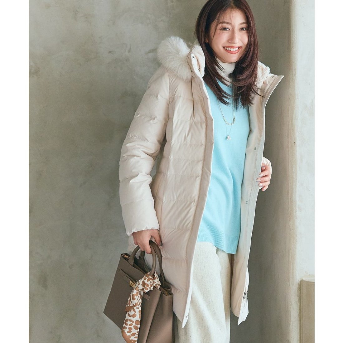 インディヴィ INDIVI 【名品／撥水／抗菌防臭】ロング丈 リサイクル