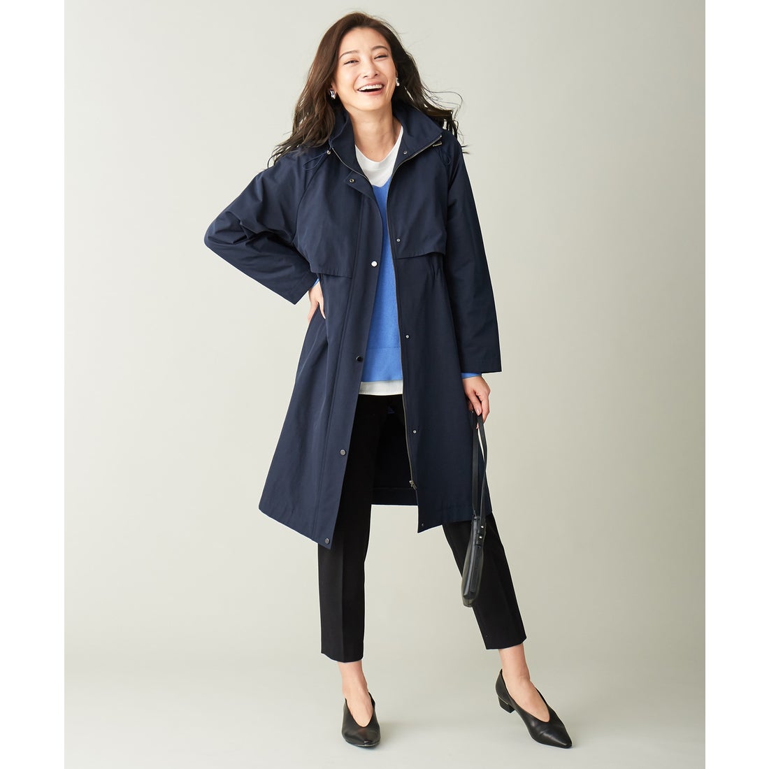 ICB Tussah T/C モッズコート （カーキ系） -靴＆ファッション通販