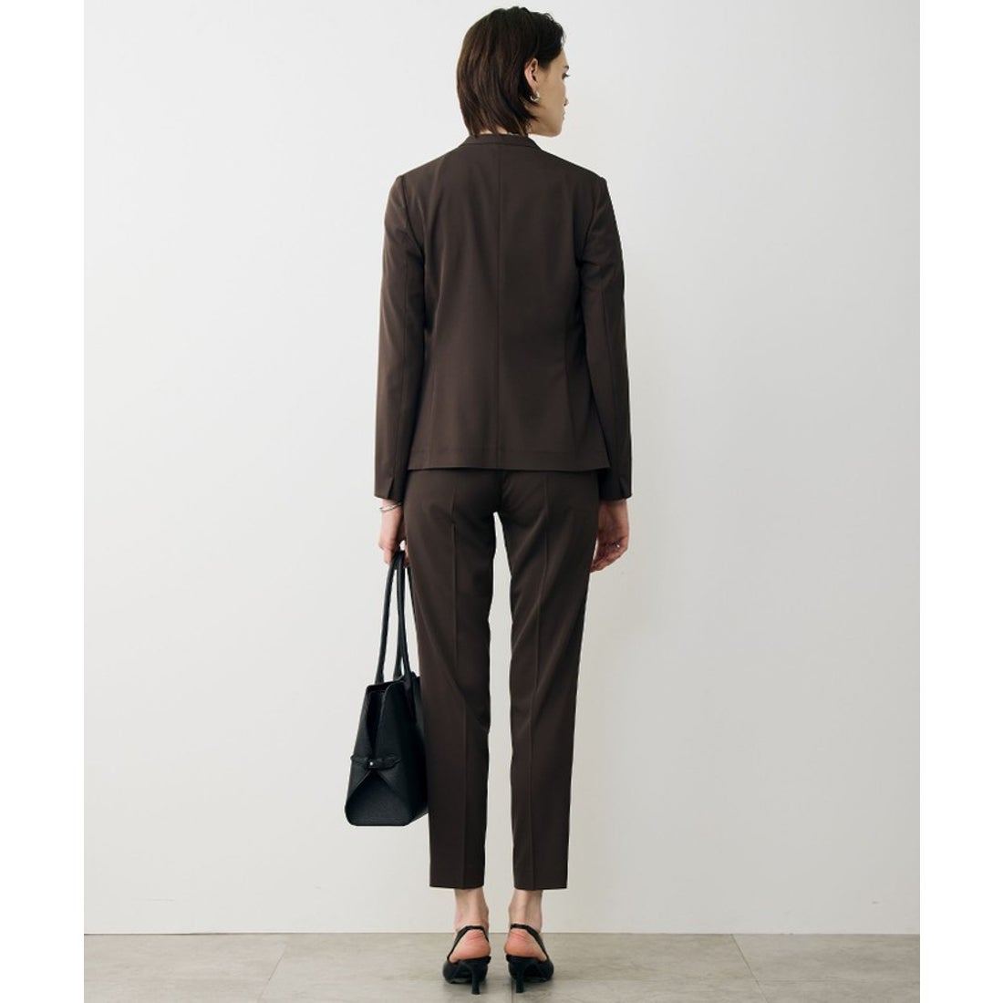 iCB アイシービー Fied セットアップ ストレッチ 洗濯可 ネイビー iCB