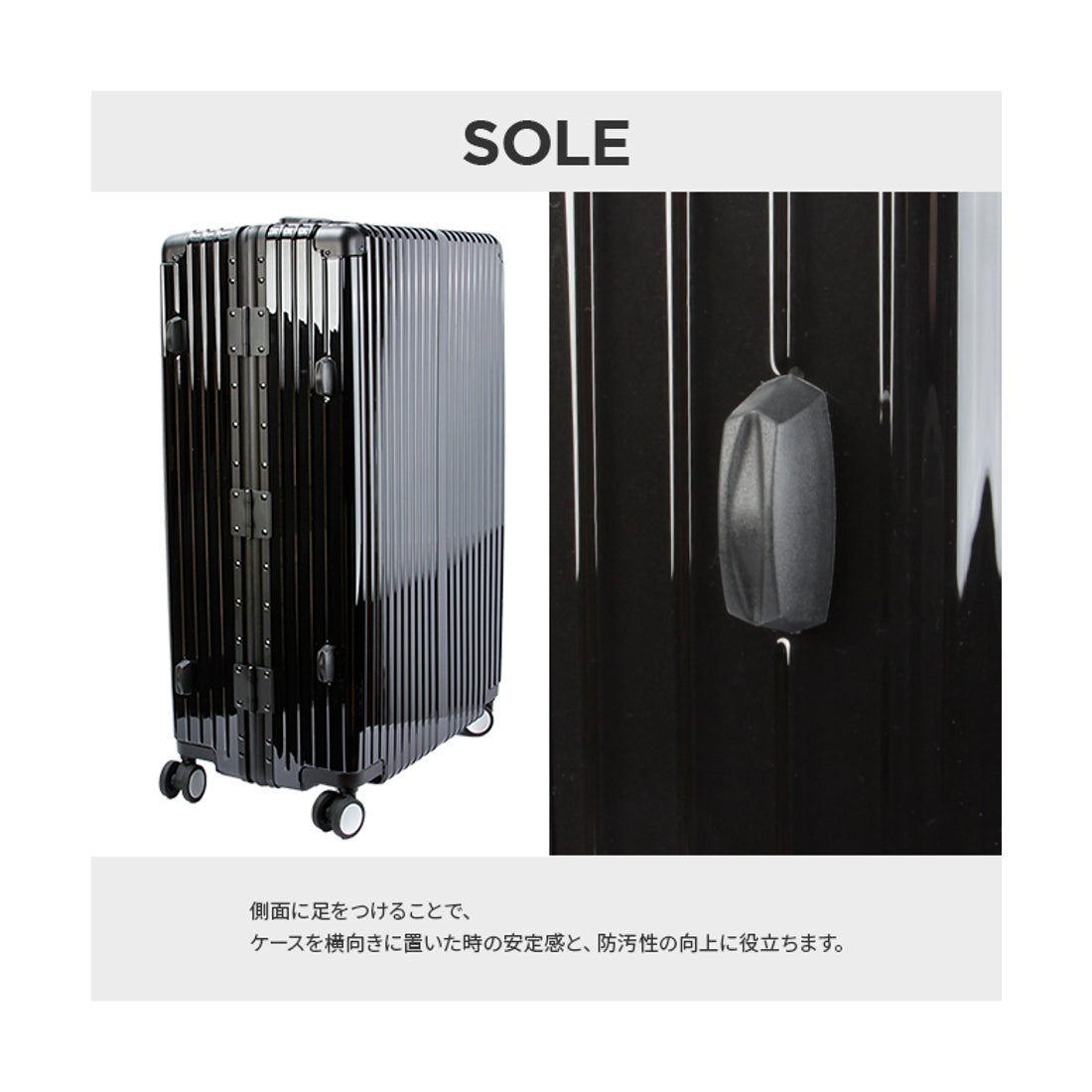 ヒロディービーシー HIRODBC スーツケース Lサイズ LL 90L 受託無料