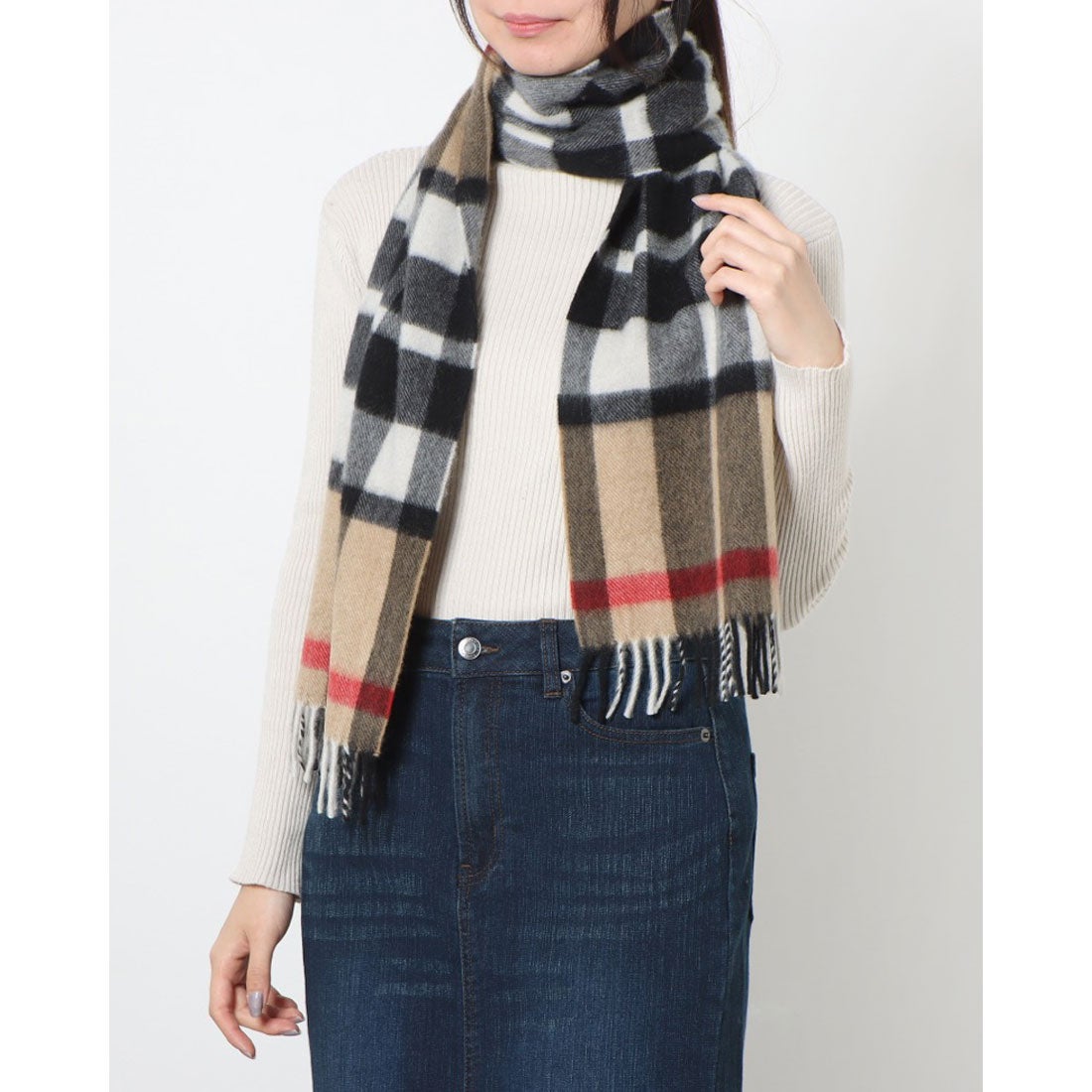 ジョシュアエリス Joshua Ellis Cashmere Muffler （Exploded Camel