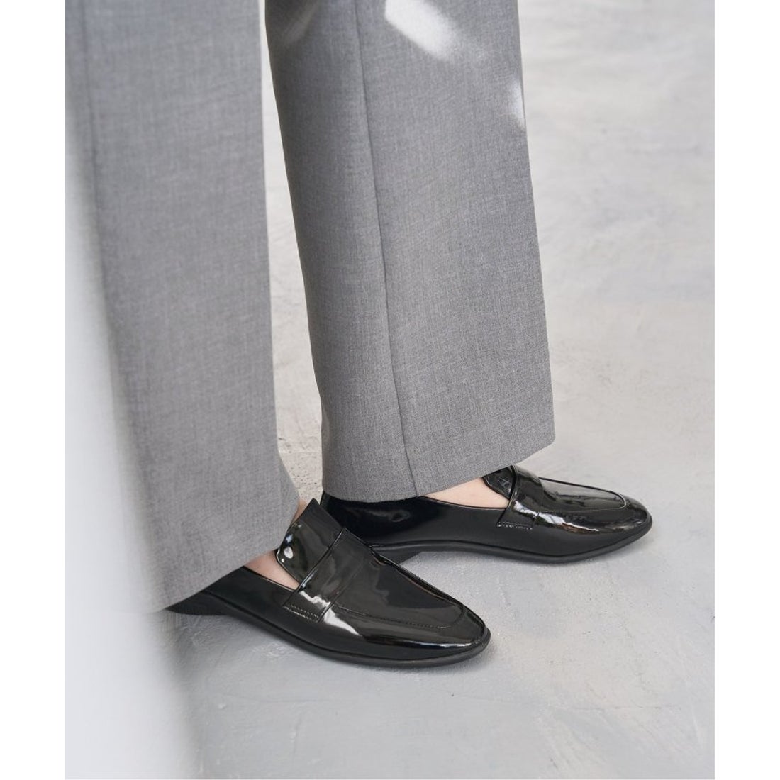 ル タロン LE TALON レインモールドローファー （シルバー