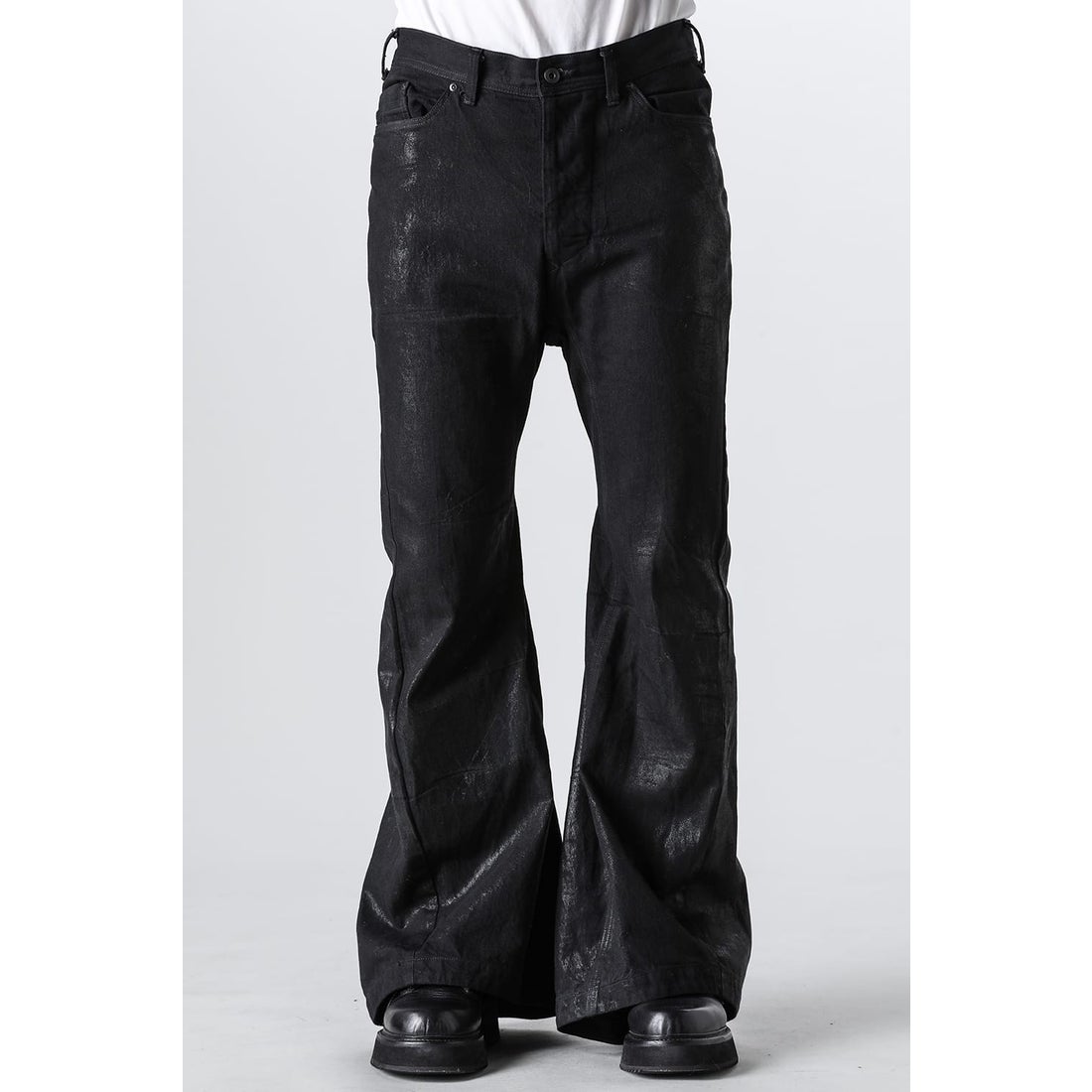 ユリウス JULIUS Flared Jet Pants（Black） 通販 大阪心斎橋/京都