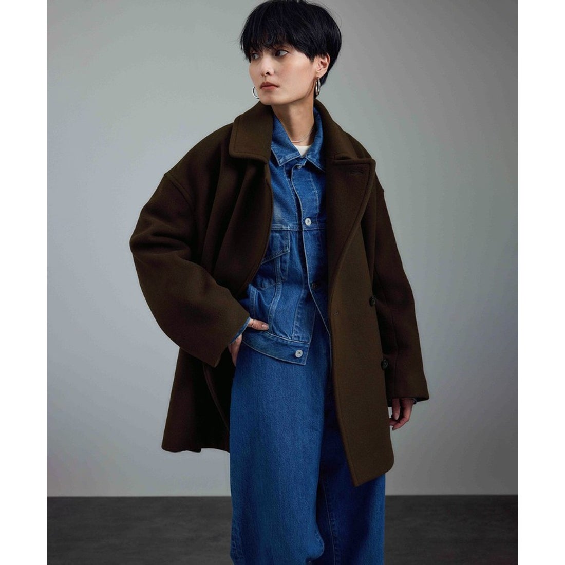 サロン アダム エ ロペ SALON adam et rope' 【WEB限定】MANTECOウール