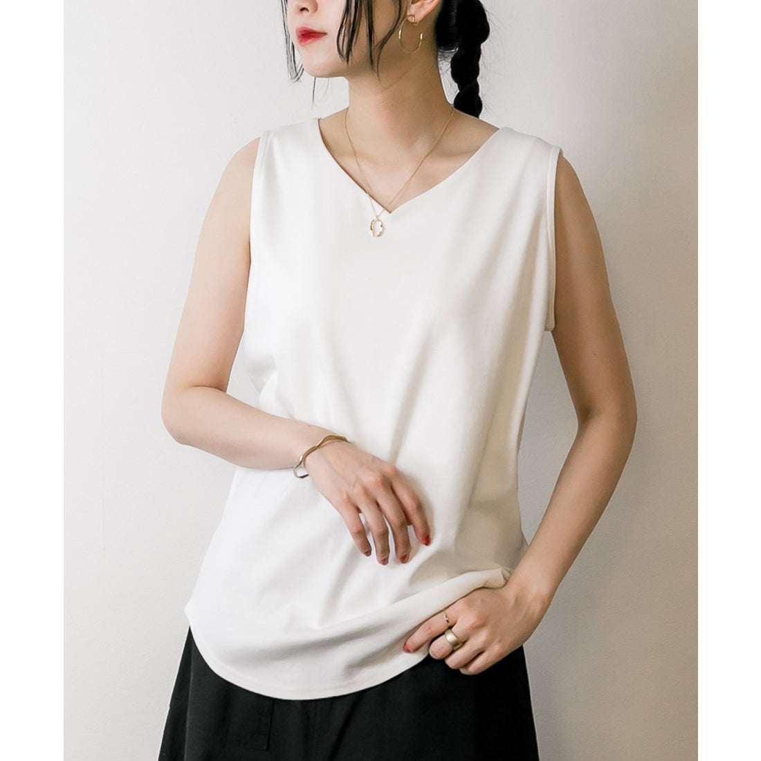 ジャングルジャロピー JUNGLE JALOPY 大人のVネック タンクトップ